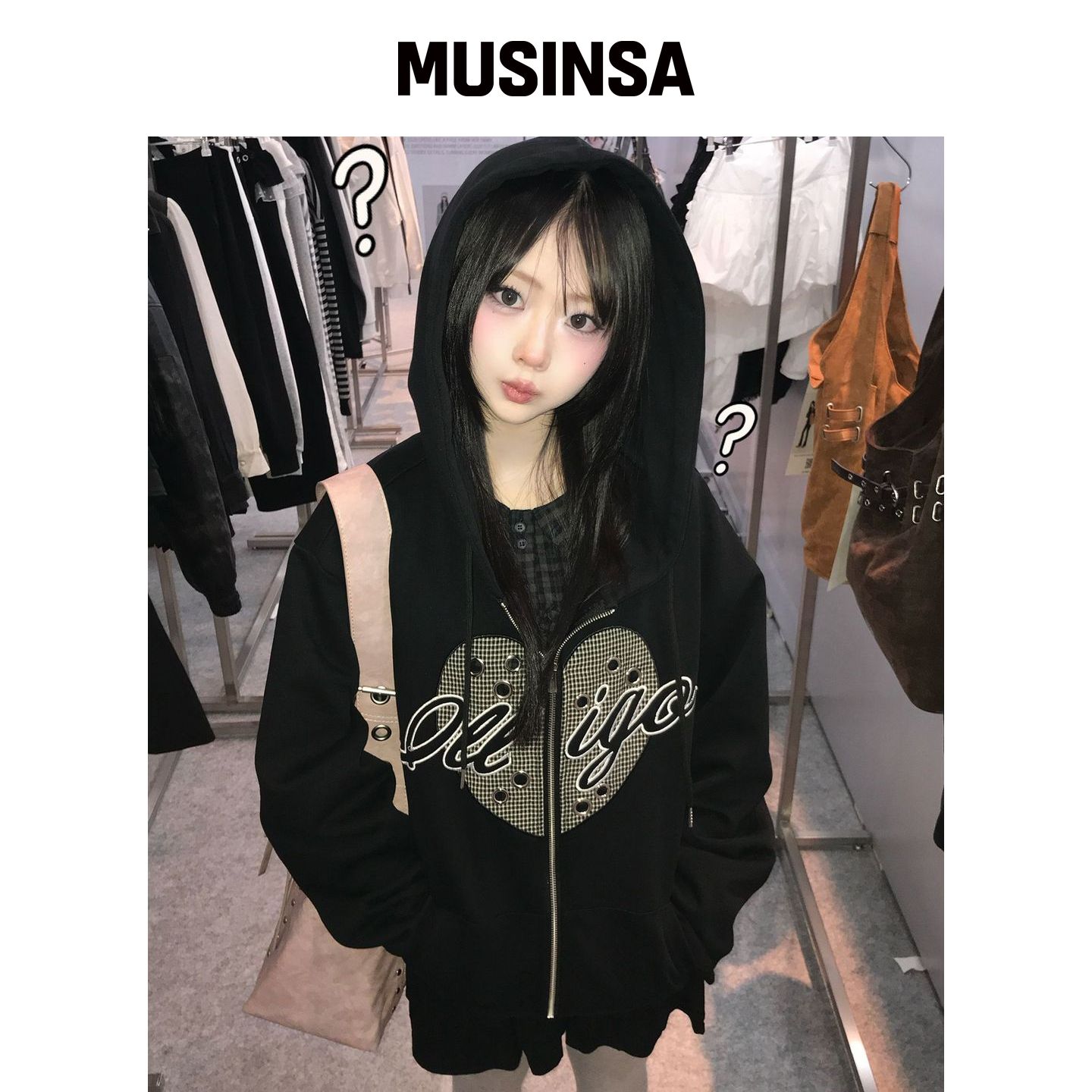 ILLIGO 秋连帽短外套新款设计感上衣潮流MUSINSA韩国官网直邮进口图片
