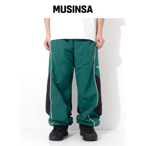 QT8 GARMENTS LB 运动裤（绿色/黑色） MUSINSA韩国官网直邮进口