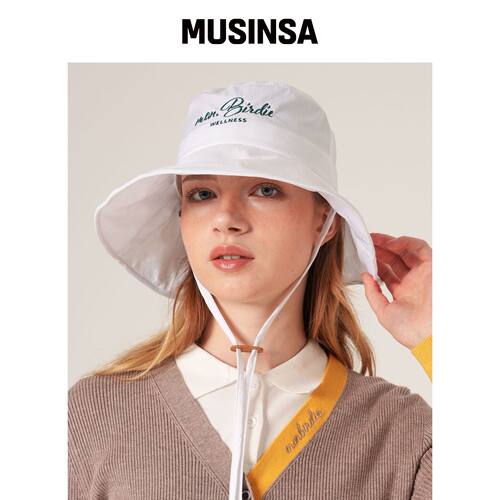 MONBIRDIE GOLF COLLER 防风渔夫帽 WHITE MUSIN韩国官网直邮进口