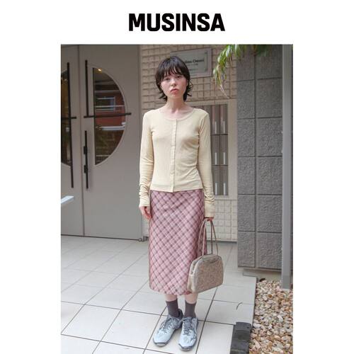 NUUANU Maca Skirt_DRY ROSE MUSINSA韩国官网直邮进口