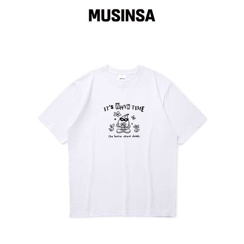 WHYN FUNNYTIME 短袖T恤 F04BRD_WBX10973 MUSIN韩国官网直邮进口