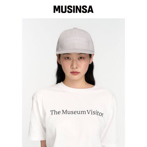 THEMUSEUMVISITOR PONY 刺绣棒球帽（薰衣草紫色韩国官网直邮进口