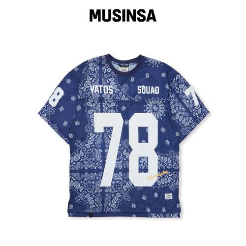 STIGMA 网眼宽松T恤 佩斯利 MUSINSA韩国官网直邮进口
