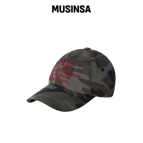 BAUF B 复古球帽 [迷彩] MUSINSA韩国直邮官方正品