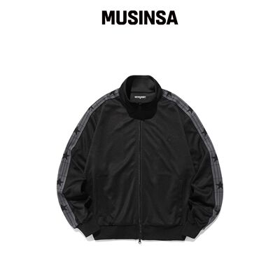 ISTKUNST IK TRACK JERSEY JACKET_BLACK(IK2FSM韩国官网直邮进口