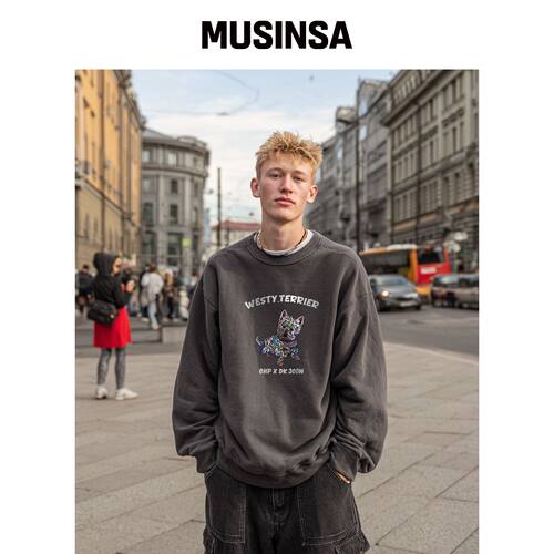 OHP OHP X DK.JOON UES绒面运动衬衫 MUSINSA韩国直邮官方正品