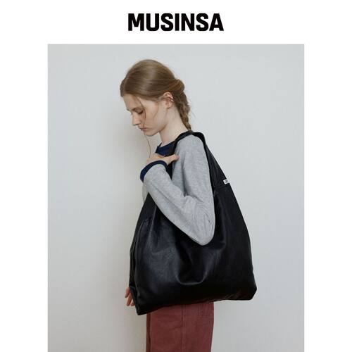 DEPOUND 菲拉包单肩[黑色] MUSINSA韩国官网直邮进口