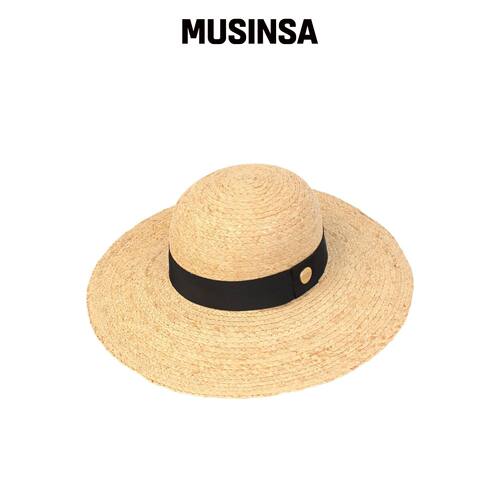 UNIVERSAL CHEMISTRY Wire Round Raffia Hat 拉韩国官网直邮进口