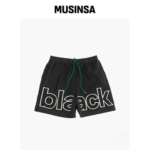 BLACKBALLED 链接短裤 BLACK韩国官网直邮进口MUSINSA