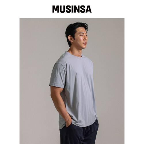 WORKOUT DNA P.S 笑脸标志运动卫裤 灰色韩国官网直邮进口MUSINSA