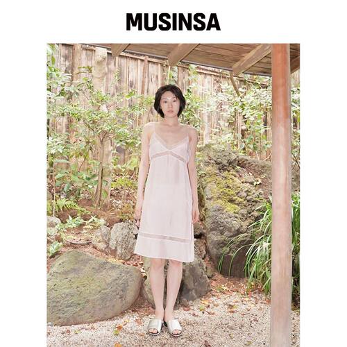 NUUANU Hari Dress_粉色韩国官网直邮进口MUSINSA