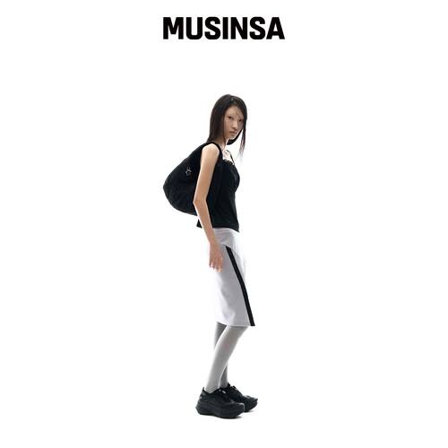 OJOS 星星绗缝垫肩Hobo包 / 黑色 MUSINSA韩国直邮官方正品