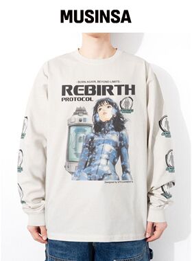 QT8 GARMENTS RG Rebirth EC 水洗长袖衫 (米色)韩国官网直邮进口