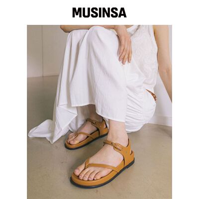 EIFFELCLASSIC 罗卡绑带凉鞋 3.5cm MUSINSA韩国官网直邮进口