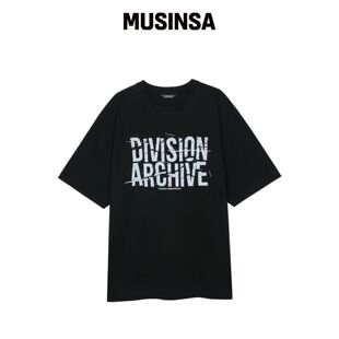 IDWS Division Archive T恤 黑色韩国官网直邮进口MUSINSA