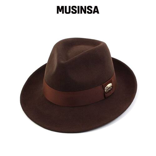 UNIVERSAL CHEMISTRY BU Brown Long Wool Fedor韩国官网直邮进口