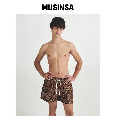 DELIGHTPOOL Sienna Leopard Swim Trunks - Tof韩国官网直邮进口