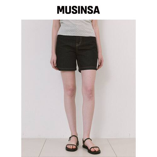 LAMINEZ LM30 靛蓝牛仔短裤 MUSINSA韩国直邮官方正品