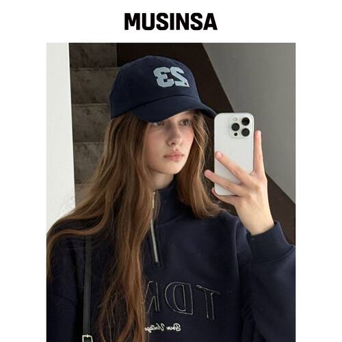 TTUDEMENT 23 BALL CAP_NAVY MUSINSA韩国官网直邮进口