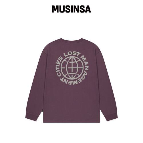 LMC OG COMBO 长袖T恤 深紫色 MUSINSA韩国官网直邮进口
