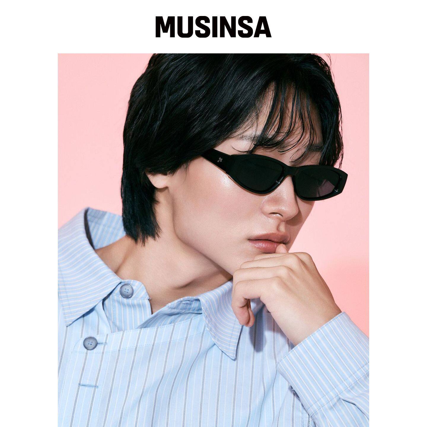 RECLOW 眼镜黑色太阳镜墨镜潮流百搭 MUSINSA韩国直邮官方正品