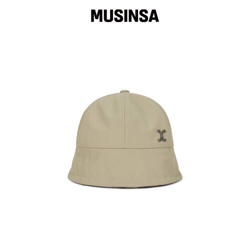 VARZAR VA 曲线铆钉尼龙帽子 米色 MUSINSA韩国直邮官方正品