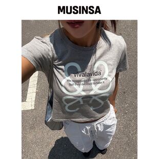 VIVA LA VIDA Amper cropped短袖T恤 MUSINSA韩国直邮官方正品
