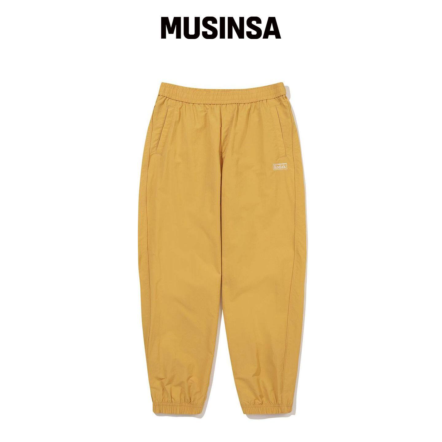 KODAK 基础款常规 jogger 裤 YELLOW韩国官网直邮进口MUSINSA