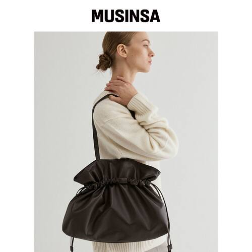 FROMWHERE Bucket Tote Bag 棕色韩国官网直邮进口MUSINSA