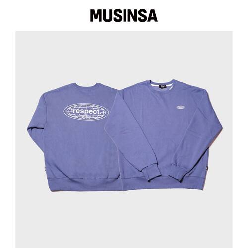 RESPECT intl 卫衣（蓝色） MUSINSA韩国官网直邮进口
