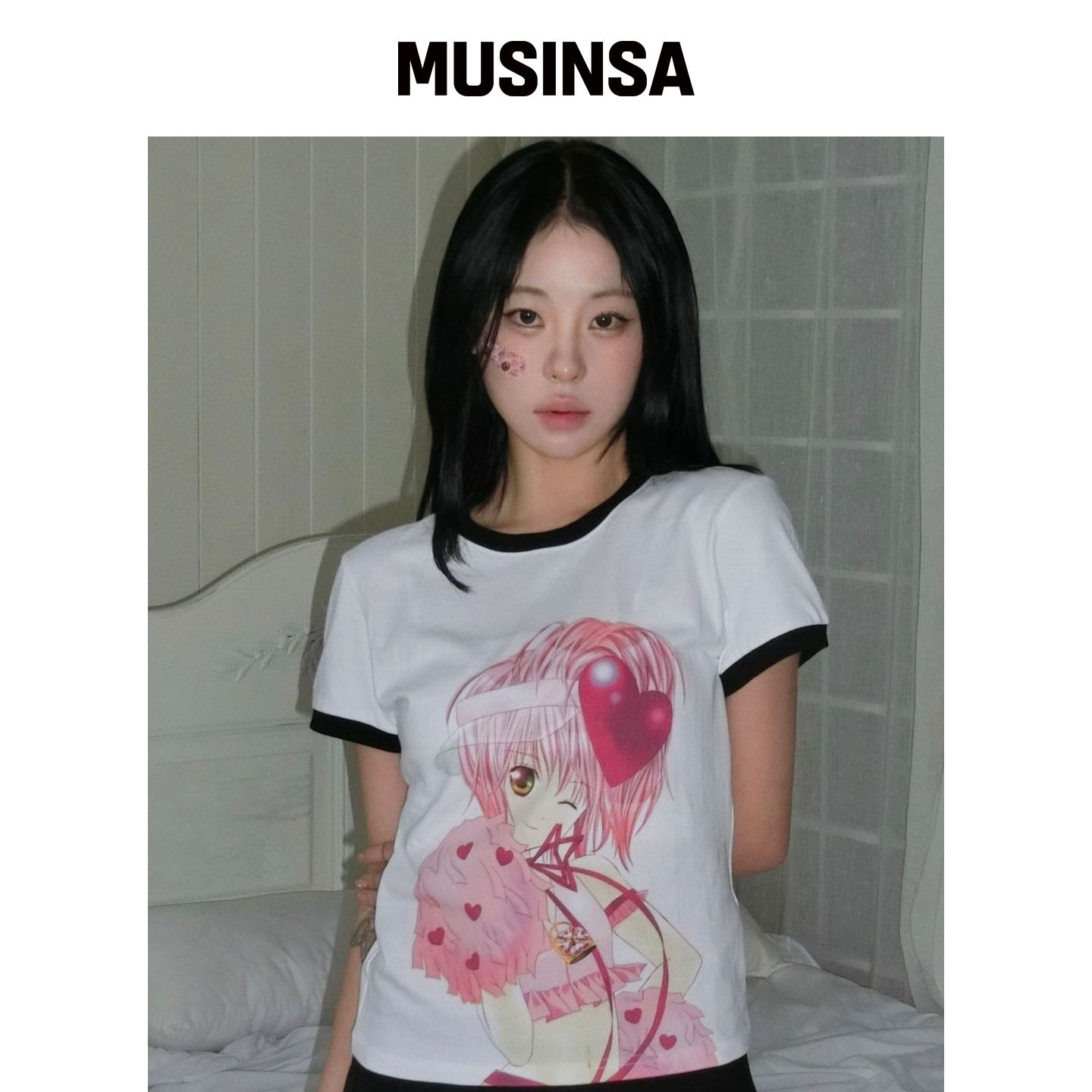 LUVISTRUE SHUGO CHARA! RINGER TEE（白色） MU韩国官网直邮进口图片