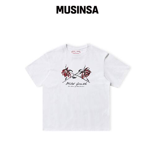 RAD FICTION CYRIL WILD YOUTH ROSE T-SHIRT / 韩国官网直邮进口