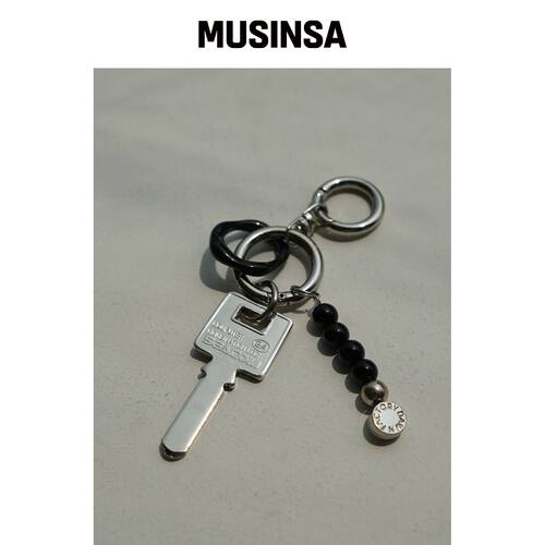 DAWN FACTORY RING KEYRING BLACK戒指钥匙扣黑韩国官网直邮进口