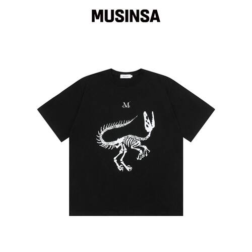 MUCENT DINO 打印机短袖T恤 MUSINSA韩国官网直邮进口