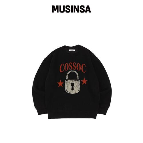 COSO CC Rock ＆ Star卫衣（黑色）韩国官网直邮进口MUSINSA