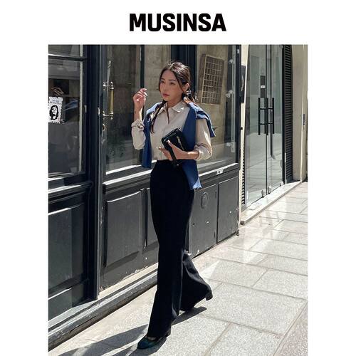 BBAEBBAE 大码隐形松紧基本靴子长裤 MUSINSA韩国官网直邮进口