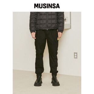 BEENTRILL 黑色实用 cargo jogger 裤（F/W ITEM韩国官网直邮进口