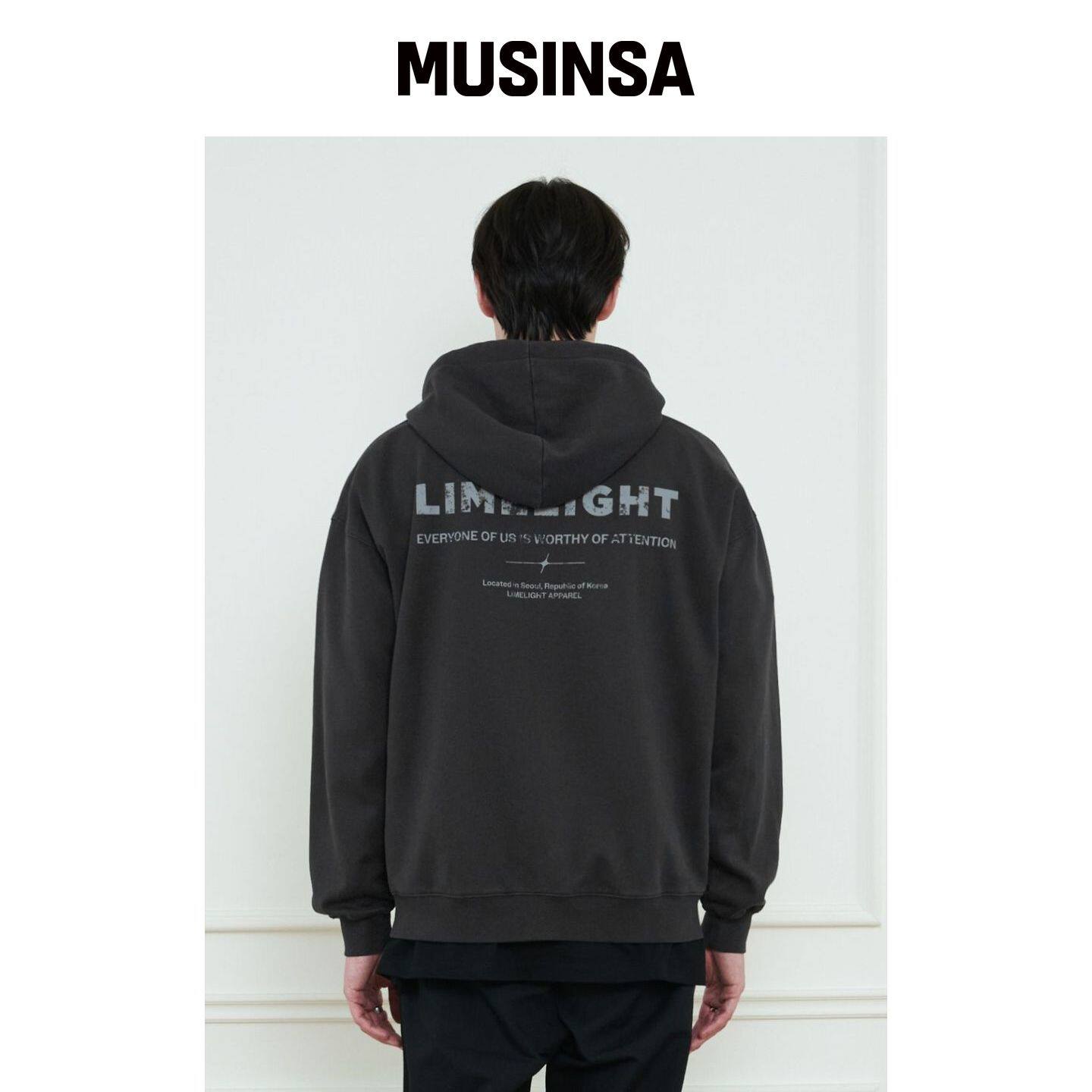 LIMELIGHT APPAREL 服饰 PIGMENT 背部LOGO 宽松韩国官网直邮进口