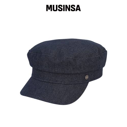 UNIVERSAL CHEMISTRY 深色牛仔logo海军帽 MUSIN韩国官网直邮进口