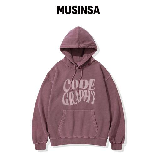 CGP CODEGRAPHY 웨이브连帽卫衣_印度粉 MUSINSA韩国官网直邮进口