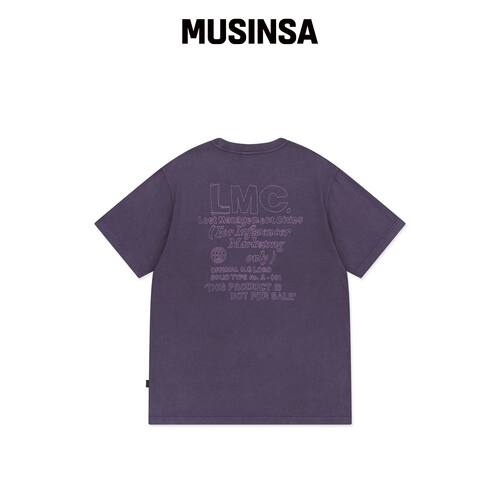 LMC FN DOODLE TEE 紫色韩国官网直邮进口MUSINSA