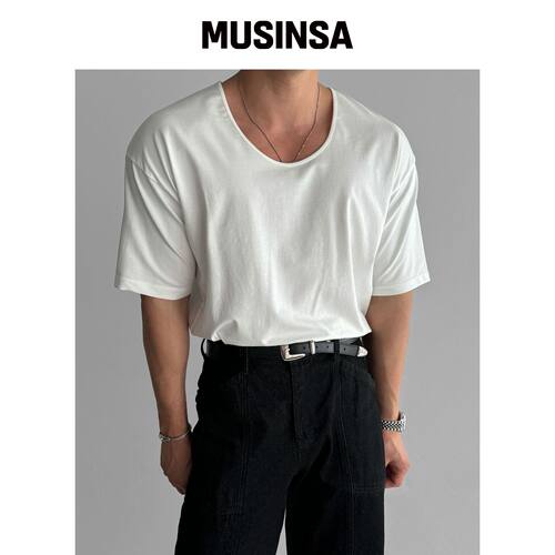 BOWLOW PRODUCT 棉质圆领T恤 [象牙色] MUSINSA韩国官网直邮进口