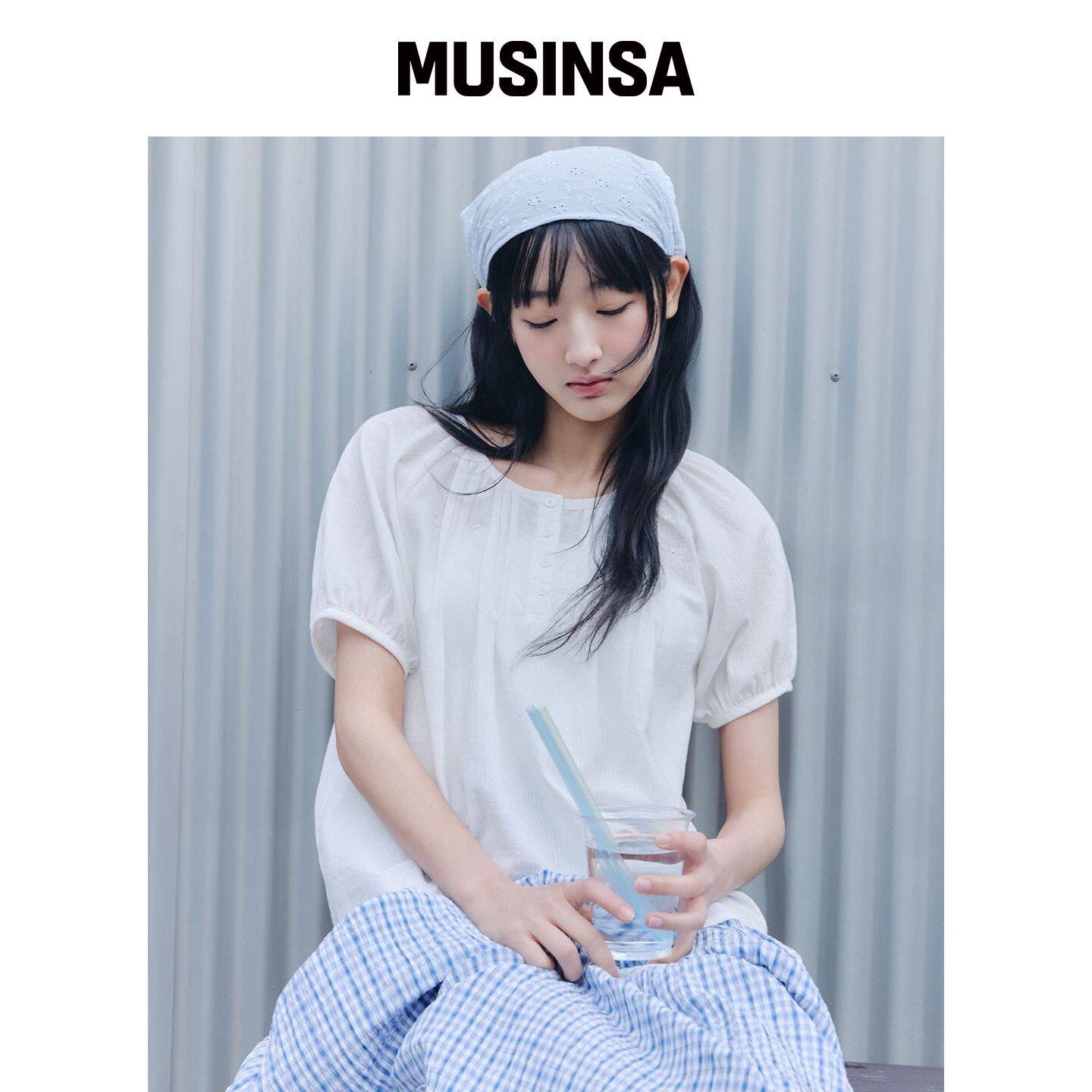 CELITAILS 泡泡袖衬衫_白色 MUSINSA韩国官网直邮进口