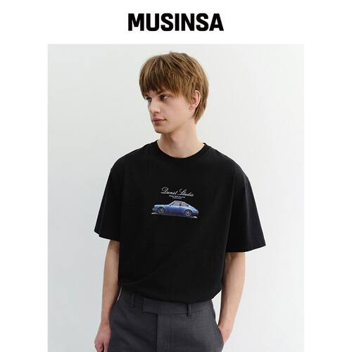 DUNST FOR MEN SUMMER HOLIDAY CAR T恤_UNISEX_韩国官网直邮进口