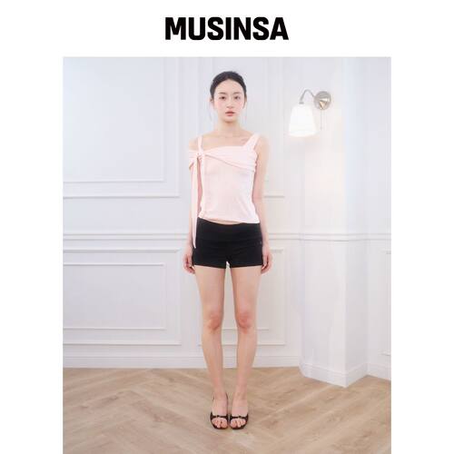 BELLIALEU JOLIE TIE 短袖粉色 MUSINSA韩国官网直邮进口