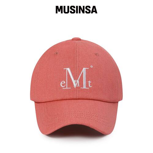MUCENT SIGNATURE 棒球帽 (ZELLA PINK) MUSINSA韩国官网直邮进口