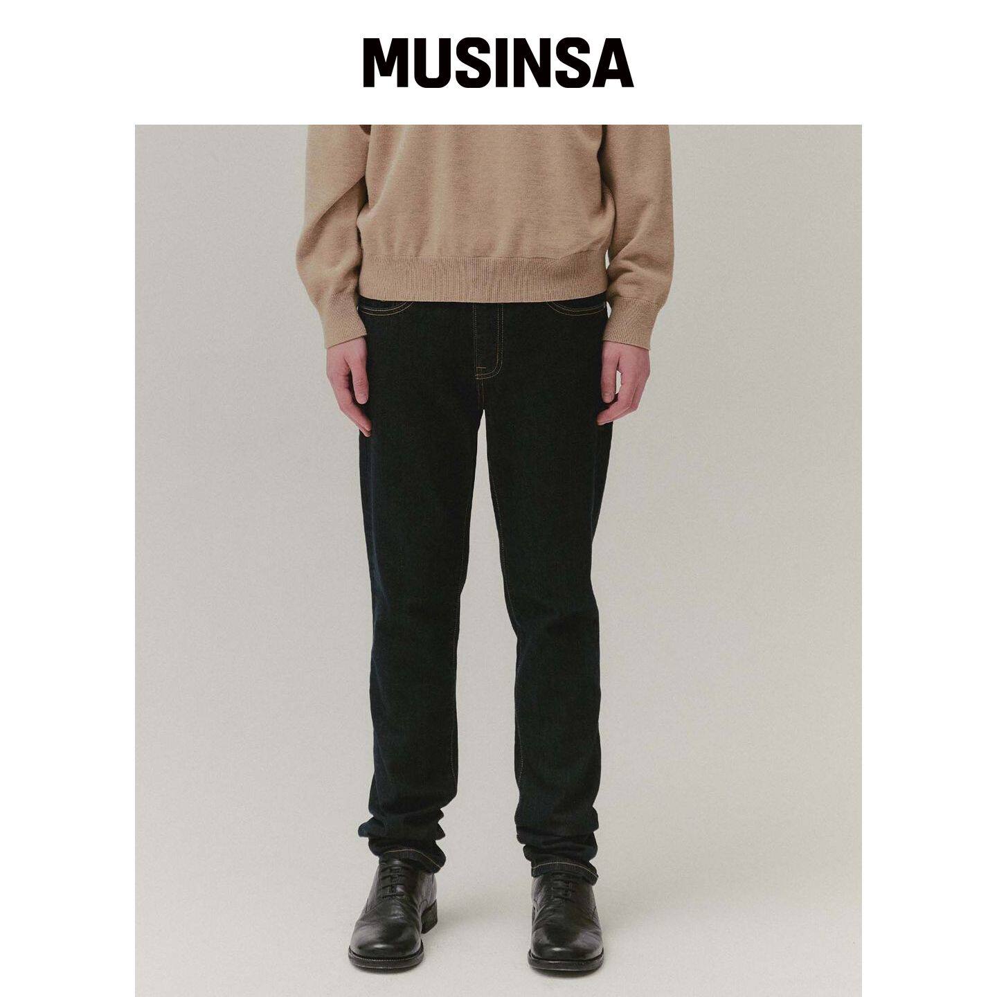 PLAC 修身直筒牛仔裤M34低跟 MUSINSA韩国官网直邮进口