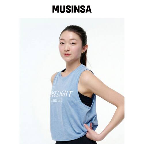LIMELIGHT APPAREL ASLIT 女款短款无袖上衣（SK韩国官网直邮进口