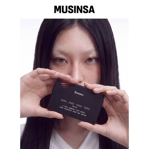 FENNEC MAC安全卡包 - 黑色 MUSINSA韩国官网直邮进口