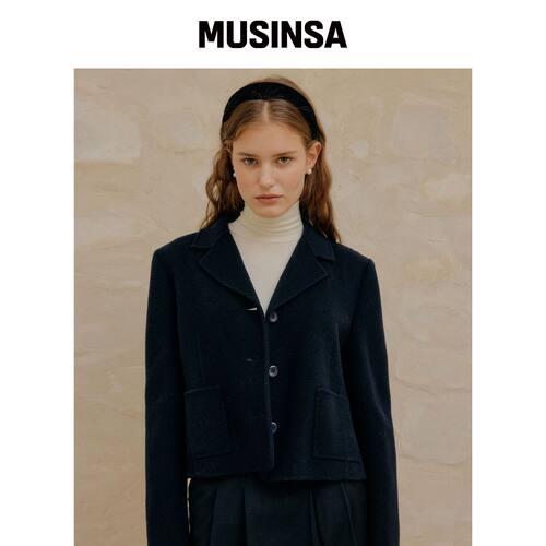YUPPE LINE HANDMADE JACKET_NAVY MUSINSA韩国直邮官方正品
